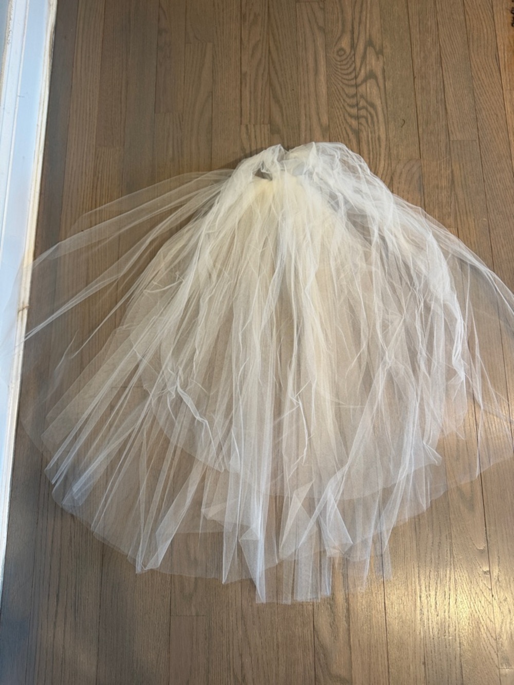 Ivory Veil Bridal Balletcore hair comb